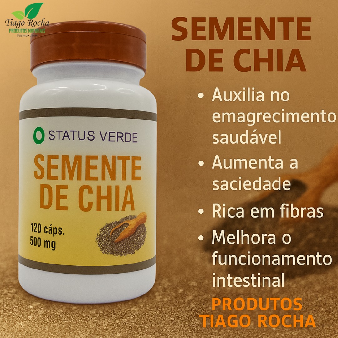 Óleo Chia 60 Cáps ômegas 3 e 6