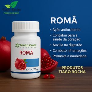 Anti envelhecimento Romã 60 cápsulas