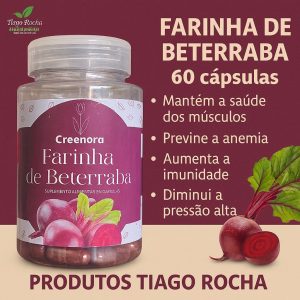Farinha de Beterraba 60 cápsulas 500mg