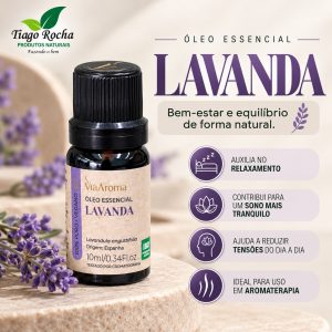 Óleo Essencial de Lavanda – Relaxamento e Bem-Estar 10ml