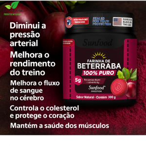 Farinha de Beterraba 300g 100% pura