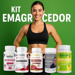 Kit Emagrecedor/saciador/inibidor apetite/compulsão alimentar/açúcar/intestino