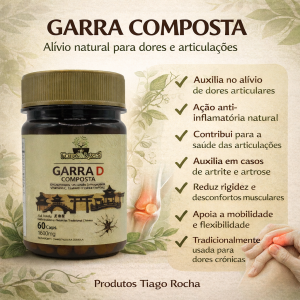GarraD composta MSM condroitina glucosamina vitaminaC e cloreto