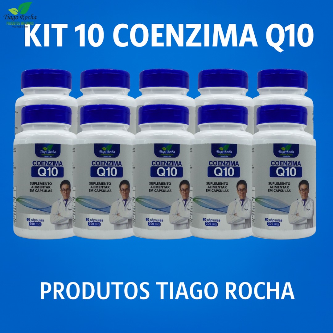 Kit10 Coenzima Q10 a Vitamina do Atleta