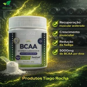 BCAA 5000mg sem sabor 240g