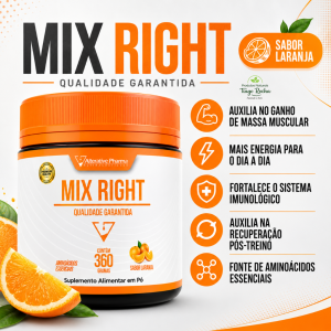 Mix Right – Aminoácidos Essenciais Sabor Laranja 360g