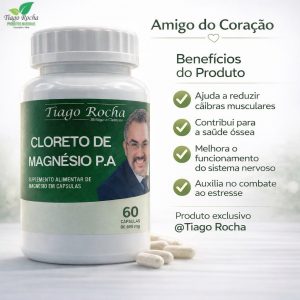 Cloreto Magnésio PA 60 Cápsulas