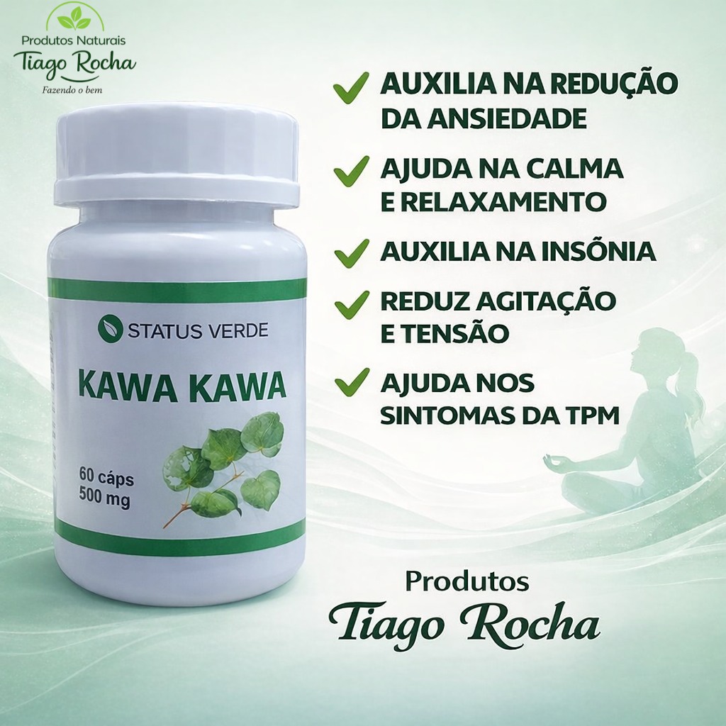 Kawa Kawa Cérebro Ansiedade 60 cáps