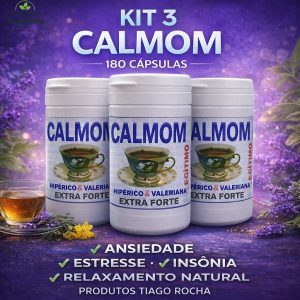 Kit3 Potes Calmante Calmon Extra Forte