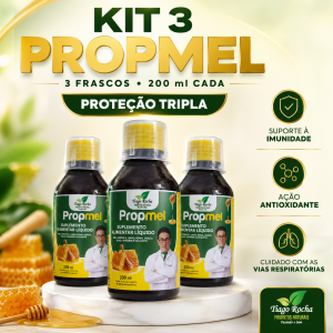 kit3 XAROPE PROPMEL Suplemento Natural 200ml cada