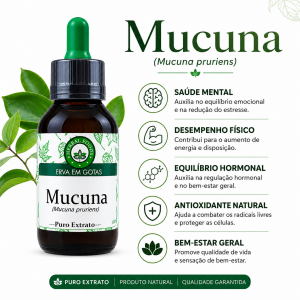 Extrato de Mucuna L-Dopa 60ml