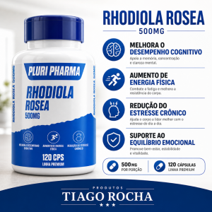 Rhodiola Rosea 120 cápsulas 500mg