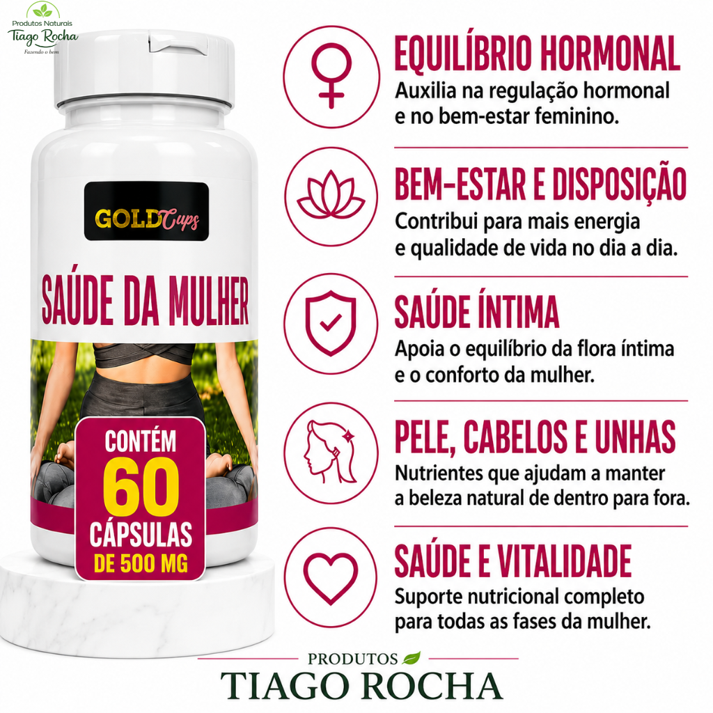 Saúde da Mulher 500mg 60 cáps.