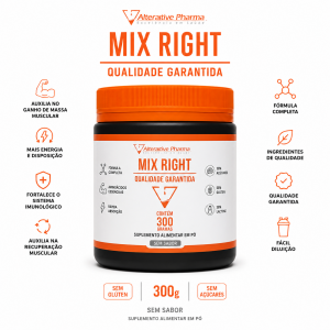 Mix Right - Aminoácidos Essenciais Sem Sabor 300g