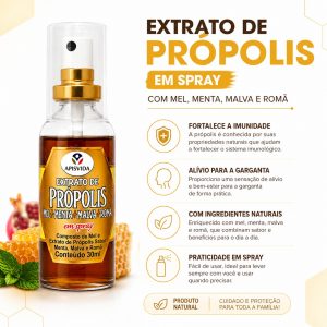 Extrato de Própolis Spray com Romã 30ml