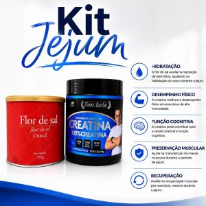 KIT JEJUM com Creatina e Flor de sal