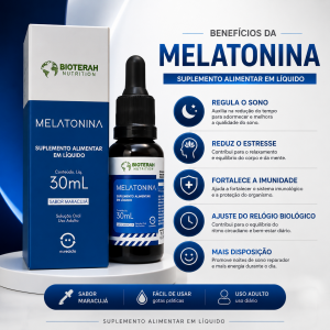 Melatonina Gotas 30ml - Sabor Maracujá