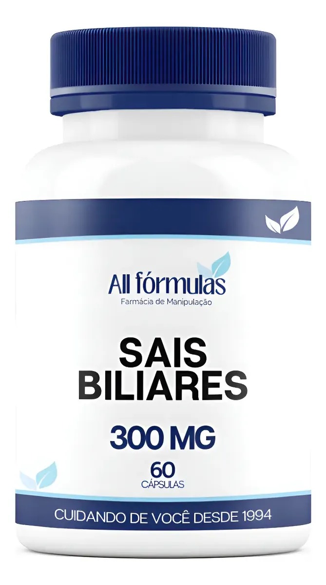 Sais bilares 300mg 60 cápsulas