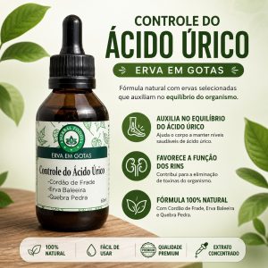 Controle do Ácido Úrico 60ml