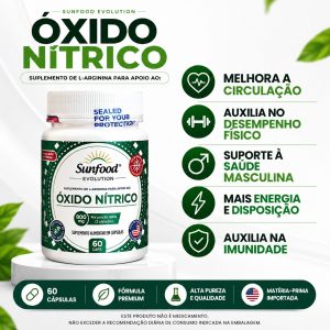 Óxido Nítrico 800mg 60cáps