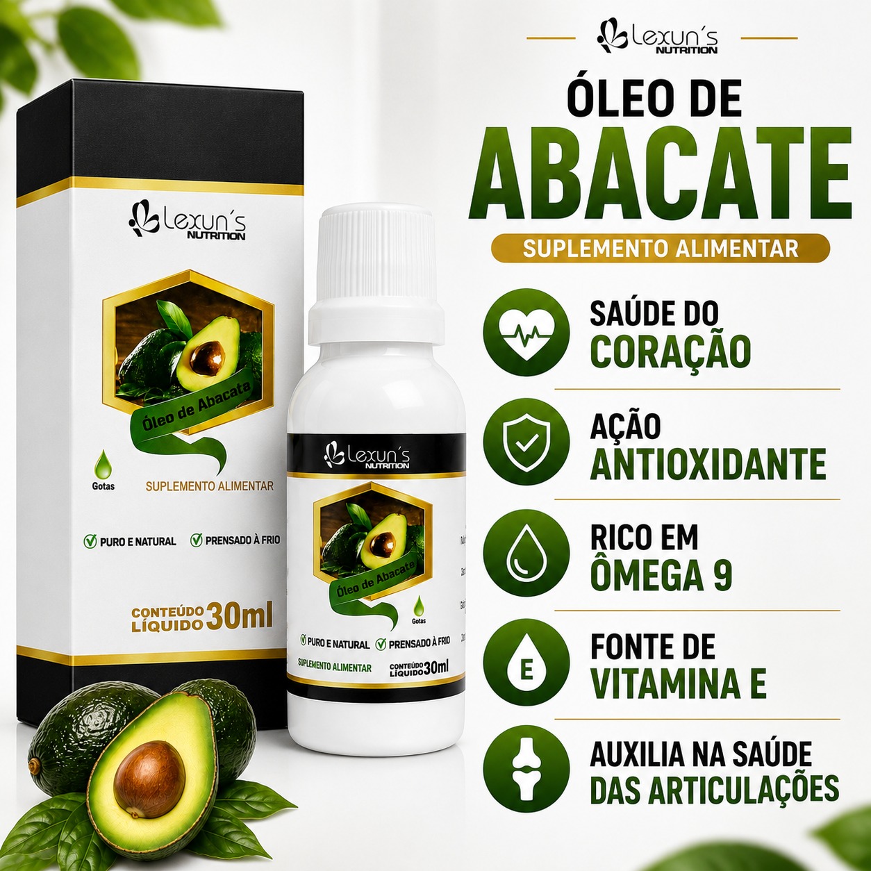 Óleo de Abacate 30ml