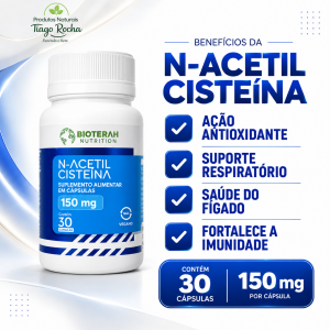 NAC N Acetil Cisteína 150mg 30 cáps