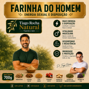 Farinha do Homem Tiago Rocha 700g