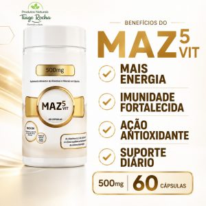 Multivitamínico MAZ 5 VIT 500 mg 60 cáps.
