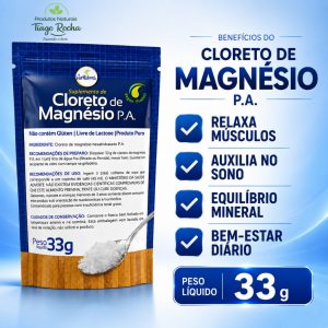 Cloreto de Magnésio P.A. em pó 33 g