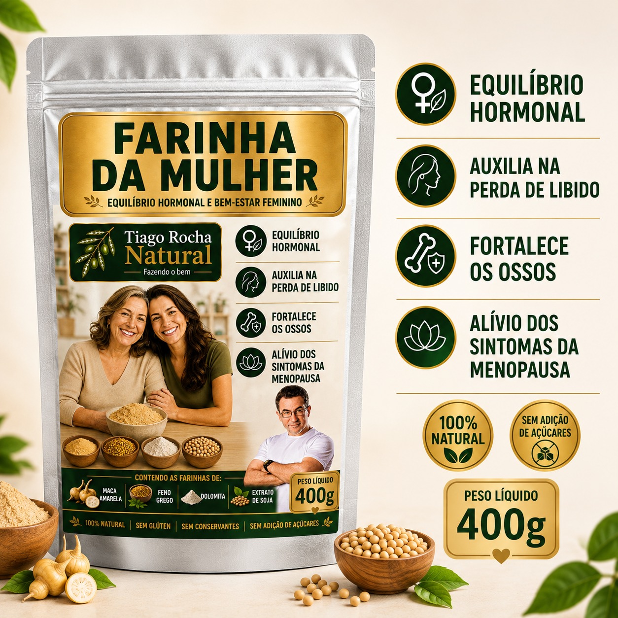 Farinha da Mulher Tiago Rocha 400g