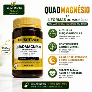 Quadmagnésio 60 Cápsulas 1500mg