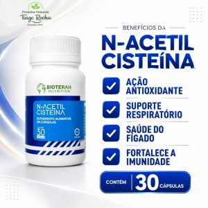 NAC N Acetil Cisteína 150mg 30 cáps