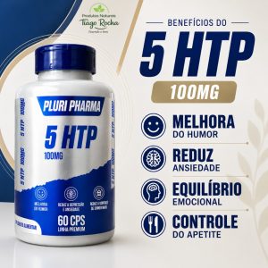 5HTP 100mg Hidroxitriptofano 60 Caps