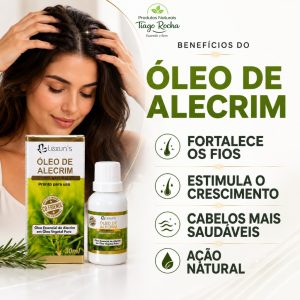 Óleo de Alecrim 100% Puro 30ml