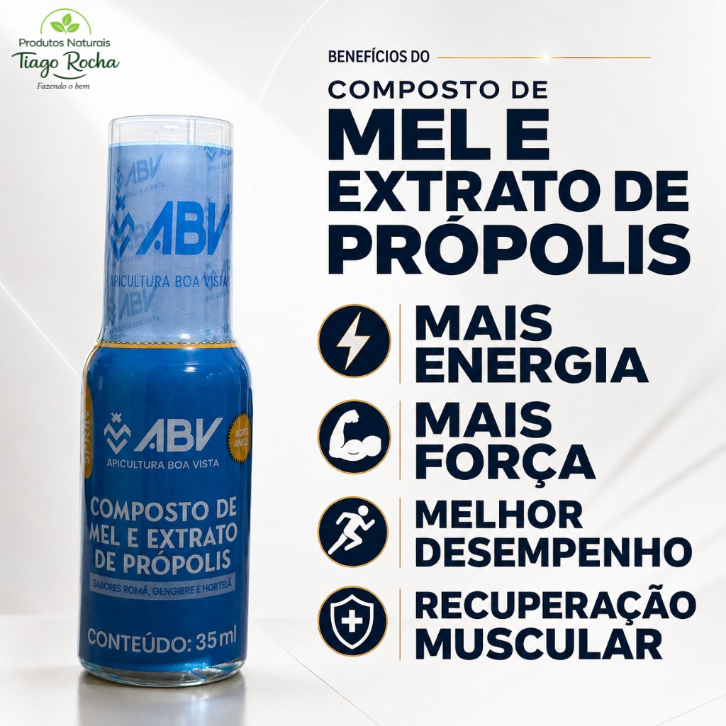 Spray de Própolis com Mel - Sabor Romã, Gengibre e Hortelã 35ml - Imagem 2