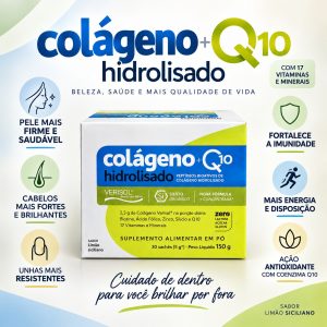 Colágeno Hidrolisado Verisol 30 saches Limão