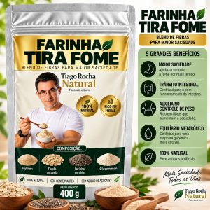 Farinha Tira Fome Tiago Rocha 400g Mounjaro Natural