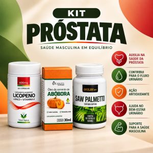 Kit Próstata e urina saúde do homem