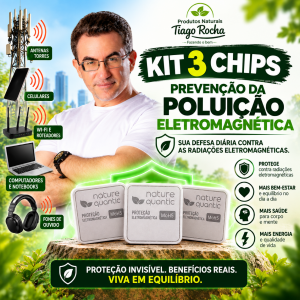 Kit3 Chip Neutralizador Eletromagnético Celulares Ap Eletrônicos