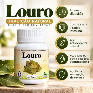 Louro 500 mg 60 cáps.