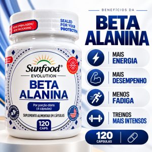 Beta-Alanina 1200mg 120 cáps.