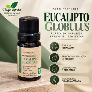 Óleo Essencial de Eucalipto Globulus  – Respiração, Frescor e Bem-Estar 10ml