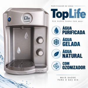 Purificador e Refrigerador de Água Alcalina e Ozonizada