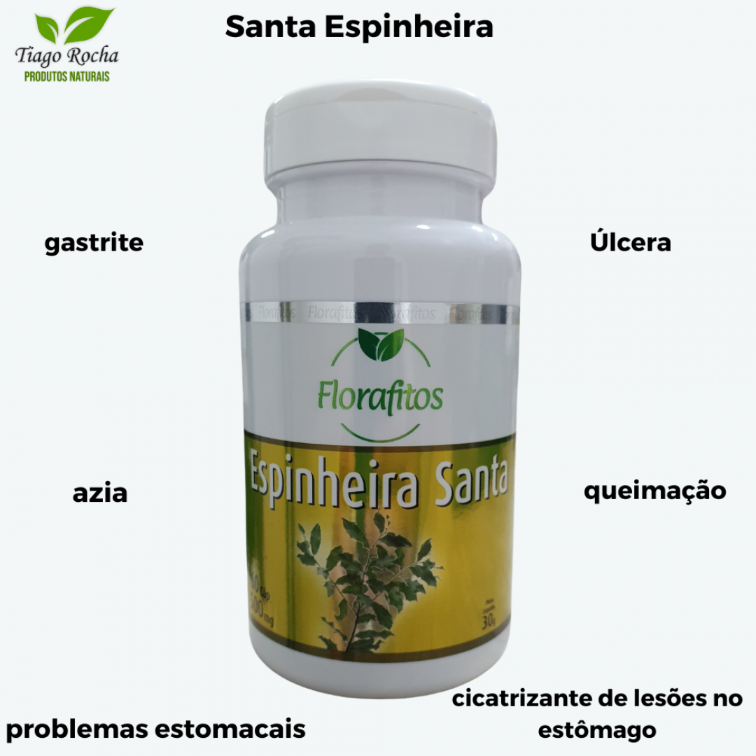 Espinheira Santa 60 cápsulas 500mg