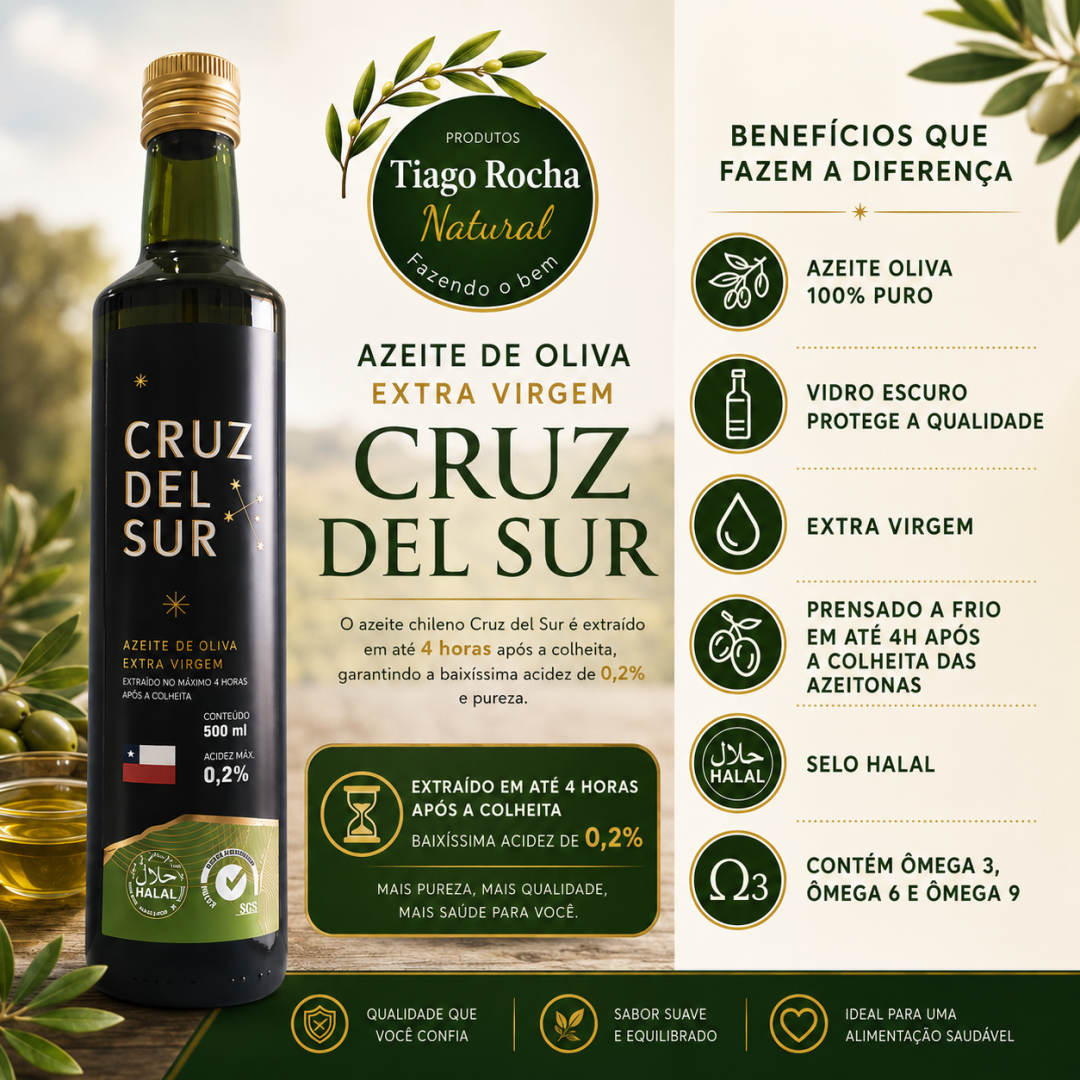 azeite de oliva 500ml importado chileno