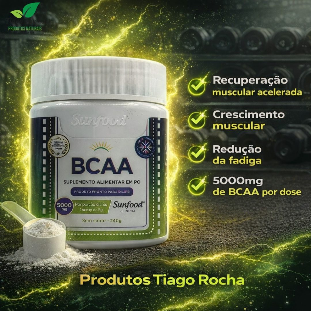 BCAA 5000mg sem sabor 240g