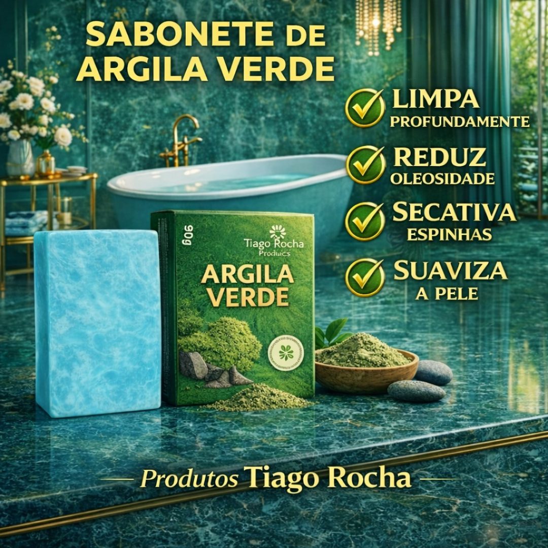 Sabonete argila verde 90g