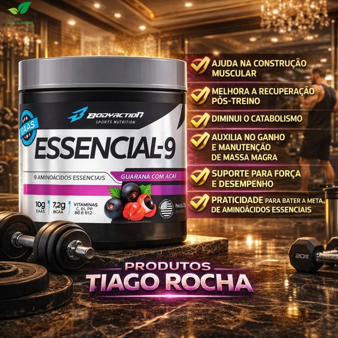 9 aminoácidos essenciais 225g