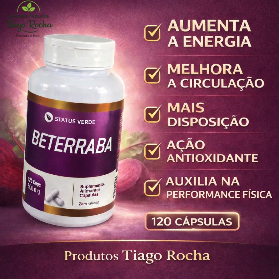 Beterraba 120 cápsulas 500mg