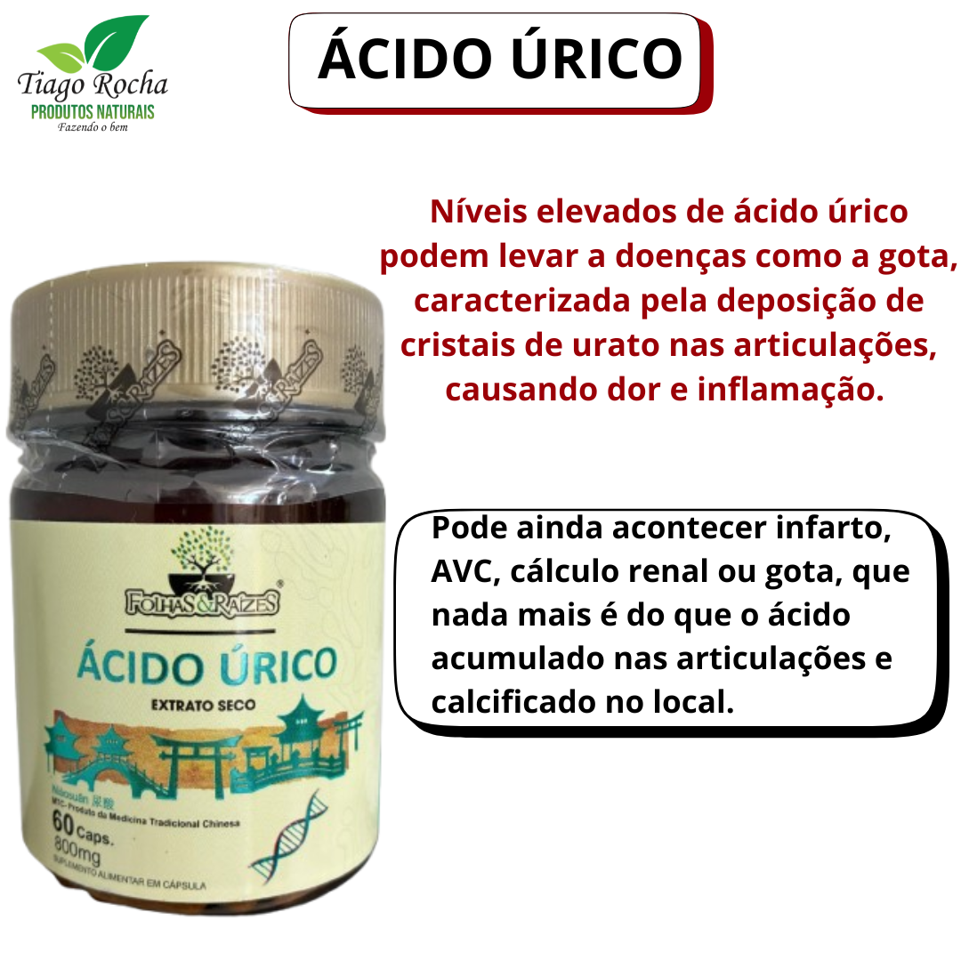 100% Extrato seco Ácido Úrico